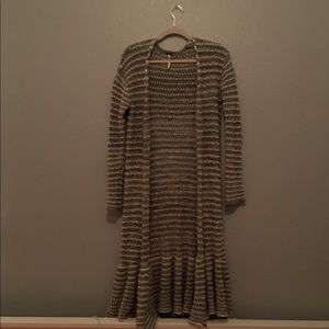 Free People striped knitted cardigan